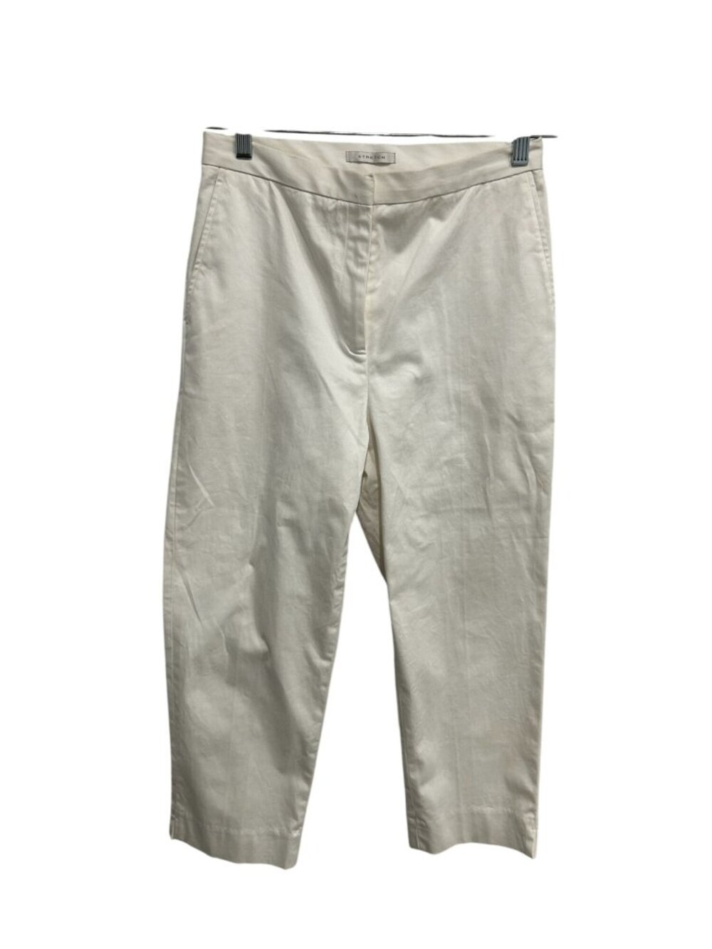 Jones New York Sport Womens Stretch White Cropped Pants Size 8